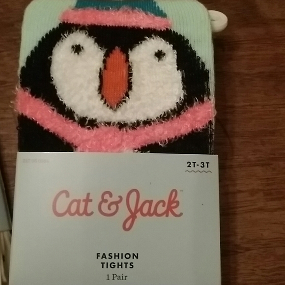 New Cat & Jack Toddler Tights 2T - 3T - Picture 2 of 5